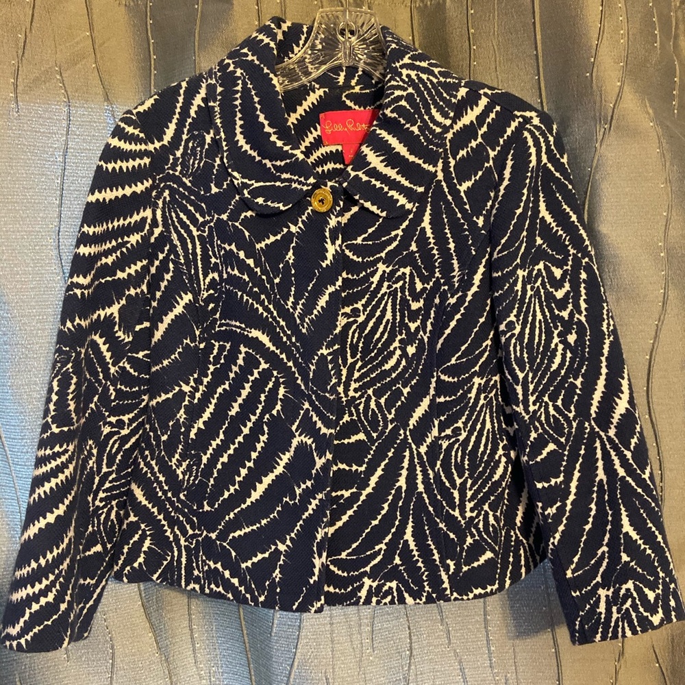 Lily Pulitzer stripped blazer